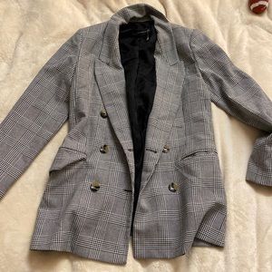 Zara plaid blazer